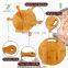 Bamboo Pizza Paddle 7 PCS Pizza Accessories Round Pizza Board
