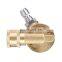 Autoaby Pivoting Coupler for Pressure Washer Nozzle, Cleaner Attachment , 240 Degree, 4500 Psi, 1/4 Inch Quick