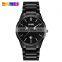 SKMEI 9140 Fashion Stainless Steel Minimalist Watches Complete Calendar Simple Japan Quartz Watch
