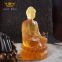 SAINT-VIEW Liuli Buddha Statue Three Precious Sakyamuni