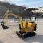 Low price hydraulic Earth moving machinery excavator 1ton mini engine diesel excavator chinese hot sale