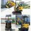 HENGWANG HW-15 1.5 ton mini digger crawler supplier equip breaker hammer low price mini excavator
