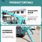HENGWANG mini underground floor hydraulic mounted crane 5 ton track extendable spider lift engine crane