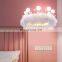 New Crown LED Feather Lamp Bedroom Chandelier Nordic Romantic Creative Simple Children's Room Ceiling Pendant Light