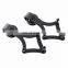 Retro Sliding Wood Barn Door Hardware Kit Closet Sliding Track Roller Hangers for Single Door