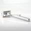 Matte Silver Womens Double Edge Safety Shaving Razor