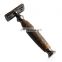 High Quality Natural Bamboo Material Double Edge Adjustable Bamboo Razor