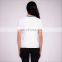 Best Selling Custom Logo Printing 100% Cotton Blank White T Shirt Women Custom Girl T Shirts Women Ringer T Shirts