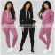 New arrival sports winter tracksuit for women custom tracksuits set