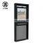simple comfort style aluminum double hung sliding window