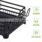 Rustproof Sink Dish Rack and Drainboard Set, Dish Drainer with Adjustable Swivel Spout, Removable Utensil Holder and Drainboard