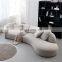 Italian fabric living room sofas sectionals sofa set furniture modern style