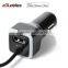 Portable 3.4A Dual USB MFi Car Charger Adapter with 8pin Wire Cable