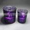 custom black glass candle jar cheap glass candle holder goblets