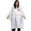 Emergency Logo Disposable Transparent Rain Ponchos Cheap