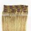 28 inch clip on human hair extensions virgin russian hair clip in