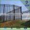 Black powder coated security fence / metal garden fencing