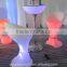 New PE plastic Bar Chair sttol with LED light and remote control YXF-5611A
