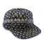 High Quality Star and Stripe Printed 6 Panels Adjustable Flat Snapback Caps