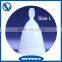 Silicone folding lunation cup