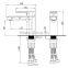 SPARK Bathroom hot and hold brass basin water faucet direct use SG-101