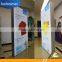 Double Side UV Printing Poster Fabric Light Box With Free Standing