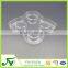 New cheap clear 4 holes plastic Arts Crafts box