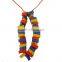 Creative Diy Toy Colorful Wooden Shape Bead Preschool Educational Wood Bead