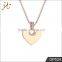 Fashion high quality gold color heart shape pendant