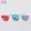 kid hair accessory resin glitter flower design covered long elastic hair bands ball                        
                                                Quality Choice