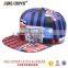 America snapback cap with metal plate
