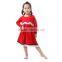 New Design Cotton Long Sleeve Girls Frocks for Christmas Day Children Clothing