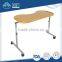 Medical wooden over Bed Table With Wheels for hospital
