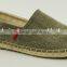 Flat canvas Jute shoes for women