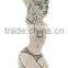 Promotional Cheap Aluminum Metal Girl Shaped Keychain Bottle Opener