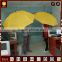 Portable logo customized yellow umbrella for kids and adult