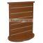 Professional MDF Slatwall countertop rotating battery display stand