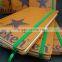 silk printing brown leather diary agenda