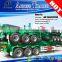 Shandong Juyuan direct skeletal fram semi truck tractor 40feet 3 axles container chassis trailer