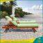 Protable solid wood swimming poor wooden sun lounger beach chair with 2 years warranty