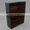 Customize classic black wooden packaging boxes