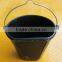 Flat Back Rubber Bucket/cement mixer pail with a good quantity but low price