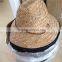 Hot selling wholesale summer cheap handmade men natural straw hat TCS01