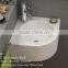 YJ7891 Ceramic Bathroom Basin Round Ceramic Wall-hung Basin
