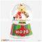 Resin Snow Globe Water Ball with Christmas Santa Claus