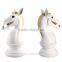 Plastic international chess figure, horse chess figures, custom new chess figures