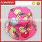 A-1570 Holiday Children Outdoor Beach Cap Travel Baby Bucket Sun Hat Toddler Kids Sun Beach Hat