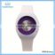 Silicone band colorful hand watch
