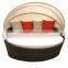 wicker patio bed round, modern round bed, bed round