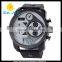 WJ-5418 personality multi movement double show hot leather men V6 wrist watch